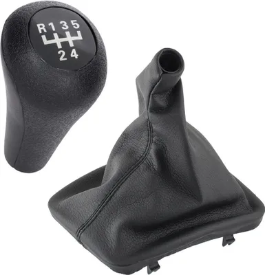 Image de Pommeau de levier de vitesse Pommeau de levier de vitesse 5 vitesses Noir pour BMW E46 1998-2005