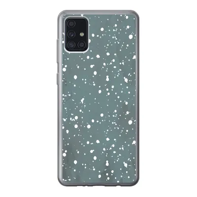 Produktbild von MuchoWow® Handyhülle Schutzhülle Hülle für Samsung Galaxy A52 5G Polka dots - Grün - Weiß Silikon Softcase Handy Hülle - Umschlag