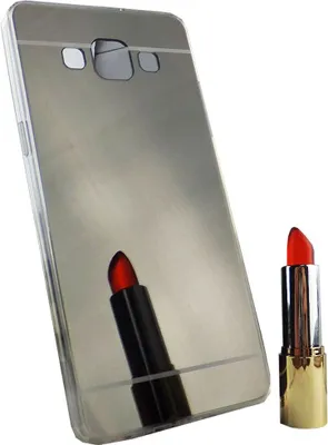 Image de Coque de protection pour Samsung Galaxy A5 (2015), type étui à miroir, souple, de couleur noire
