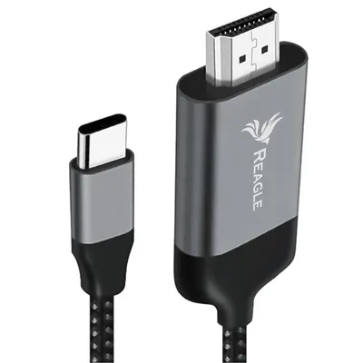 Produktbild von Kabel USB C HDMI 4K 60Hz MHL 2M Reagle USB-C 3.1 USB Typ C auf HDMI