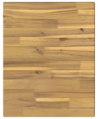 Image de Plateau de table rectangulaire, 50 x 50 x 3,5 cm, forme carrée, couleur blanche
