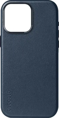 Immagine prodotto di Decoded - Custodia Protettiva In Pelle Per Iphone 15 Pro Compatibile Con Magsafe (Ture Navy)
