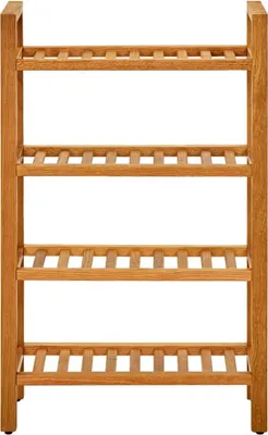 Produktbild von vidaXL Schuhregal mit 4 Etagen 50x27x80 cm Massivholz Eiche