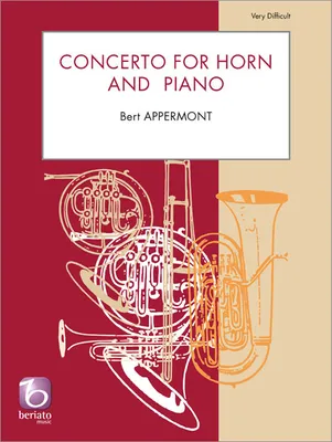 Produktbild von Noten für Horn und Klavier, Serie Konzert, Schwierigkeitsgrad sehr schwierig