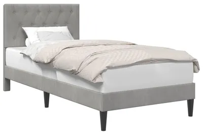 Immagine prodotto di Struttura del letto Grigio Chiaro 80 x 200 cm Velluto