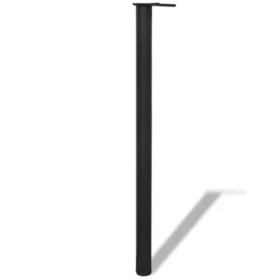 Immagine prodotto di Set 4 gambe nere per tavolo regolabili in altezza 1100 mm
