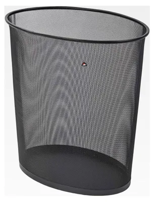 Produktbild von Papierkorb, schwarz, 40 l