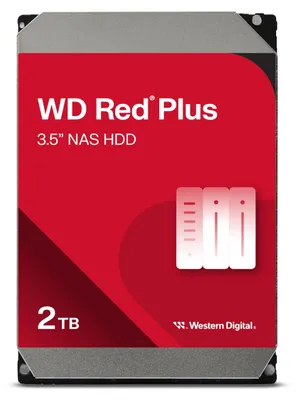 Produktbild von Red Plus WD20EFPX Interne Festplatte 3,5" 2 TB SATA