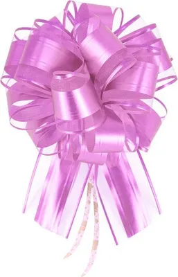 Obrázek produktu pro Mašle na dárky, růžová, narozeniny, svatba, křtiny, 20 cm