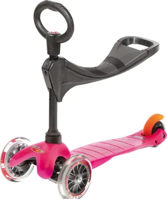 Produktbild von Micro Mobility Mini 3in1, Kinder, Pink, Asphalt, 20 kg, 3 Rad/Räder, Polyurethan