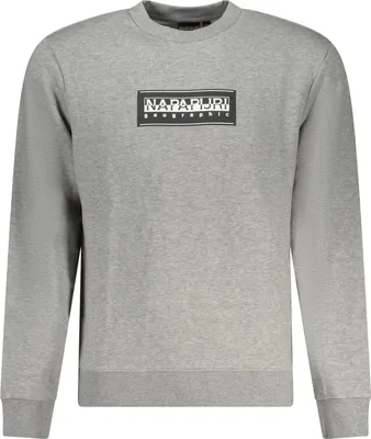 Obrázek produktu pro Napapijri Pánská mikina s dlouhým rukávem Šedá NP0A4I1ABBOXLOGOC_GR160 : Velikost – 2XL Velikost: 2XL