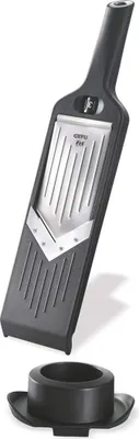 Produktbild von GEFU V-Hobel Violi, Manuell, Schwarz, ABS Synthetik, Edelstahl, weich, CE, 79 mm