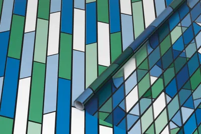 Immagine prodotto di d-c-fix Pellicola adesiva per finestre, effetto vetrata colorata, 67,5 cm x 15 m, adesiva