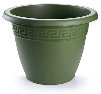 Produktbild von Plasticforte Pflanztopf - dunkelgrun - 20x15 cm - Kunststoff