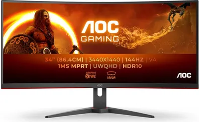 Produktbild von Aoc 86,36Cm 3440X1440 Va 144Hz Hdr10