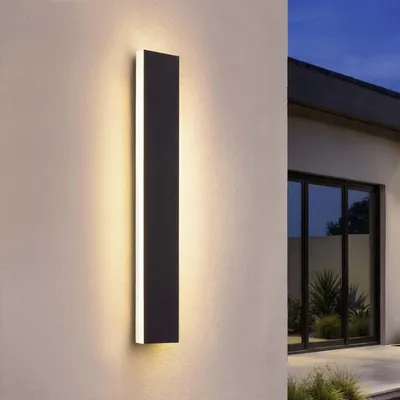 Produktbild von Ledvion Lange Villa LED Außenwandleuchte lang 60 cm IP65 14W Warmweiß