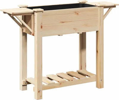 Immagine prodotto di vidaXL Vaso da giardino beige, 111 x 37 x 76,5 cm