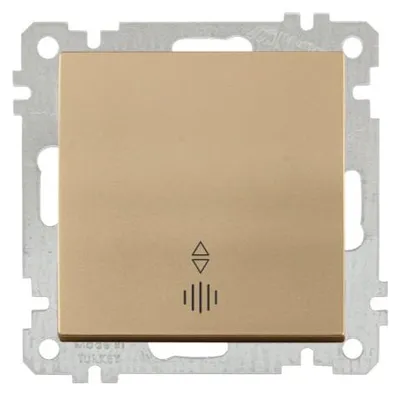Produktbild von Kontrollwechselschalter Gold Optik – Unterputz IP20 für Innen – CANDELA