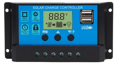Produktbild von PWM-Photovoltaikanlage OffGrid-Solarregler SelfAdaption Charge 12V/24V(20A)