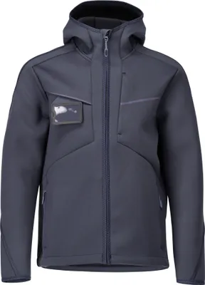 Immagine prodotto di Giacca softshell con cappuccio nero-blu, taglia 3XL MASCOT 22086-662-010