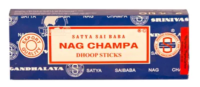 Produktbild von yogabox Satya Nag Champa Dhoop - 41g, 15 cm, ca 45 Minuten Champa Dhoop
