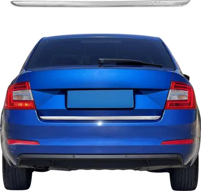 Immagine prodotto di Modanatura bagagliaio modanatura portellone posteriore per Skoda Octavia 2013-2019 acciaio inox cromato