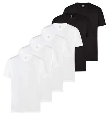 Produktbild von LERROS 6er Pack Basic T-Shirt Reine Baumwolle, Pflegeleicht  und atmungsaktiv, Normale Passform