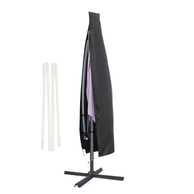 Image de TolleTour Housse de protection pour parasol à manivelle, compatible avec les parasols de 2 à 4 m (265 cm)