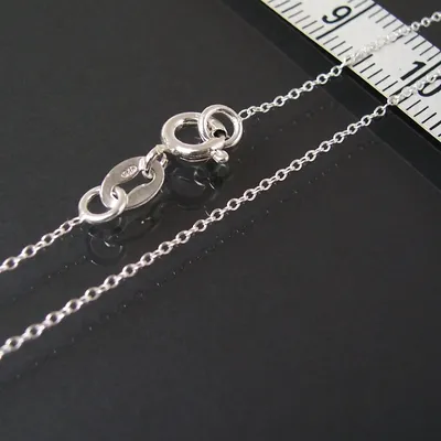 Produktbild von Kette Ankerkette 925 Silber 0,8mm Niklarson 55cm Halskette 18108-55