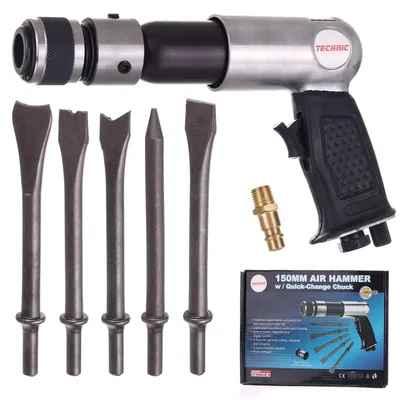 Immagine prodotto di Martello pneumatico con 5 scalpelli 175 mm Technic AT-2060L