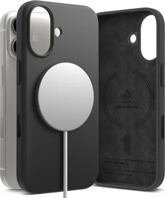 Zdjęcie produktu dla Etui Ringke Silicone Magnetic Magsafe Na Iphone 17 - Czarne