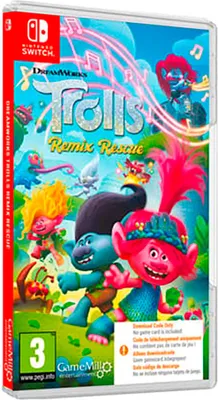 Obrázek produktu pro DreamWorks Trolls Remix Rescue (Switch) Code in a box
