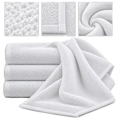 Produktbild von Handtuch - Badetuch - 50x100cm - 400 g/m² - Hotelhandtuch - Weiß