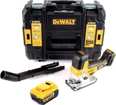 Produktbild von DeWalt DCS 335 NT Akku Stichsäge 18V + 1x Akku 5,0 Ah in TSTAK - ohne Ladegerät