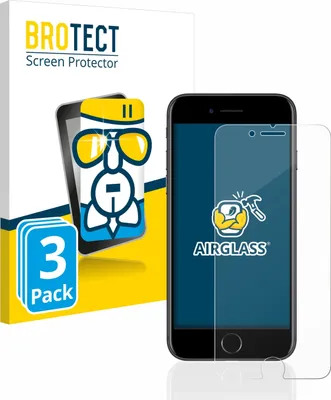 Produktbild von 3x BROTECT Schutzglas für Apple iPhone 7 / 8 Schutzfolie Panzer Folie Glas Display Schutz klar