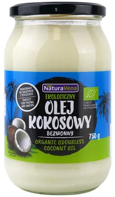 OLEJ KOKOSOWY BEZWONNY BIO 830 ml - NATURAVENA