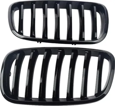 Obrázok produktu pre Predná mriežka - lesklá čierna - pre BMW X5 E70 / X6 E71 (2007-2013)