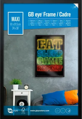 Obrázek produktu pro GBEYE - MDF černý rám® - Maxi - 61 x 91,5 cm