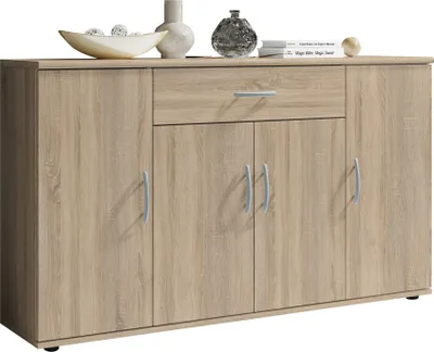 Produktbild von Kommode / Sideboard LILLY 13 in Eiche Sonoma 117 cm breit