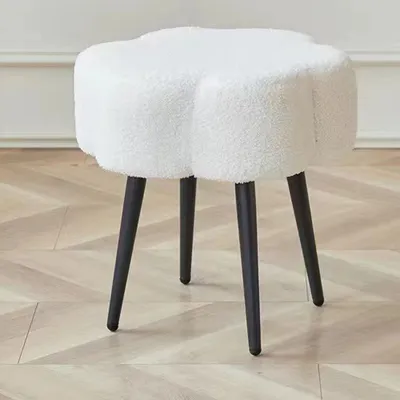 Produktbild von Hocker Stuhl Schminkhocker Frisierhocker Schuhwechselhocker Kleiner Hocker Weiß