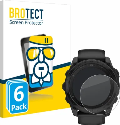 Produktbild von 6x BROTECT Schutzglas für Garmin Tactix 8 AMOLED (51 mm) Schutzfolie Panzer Folie Glas Display Schutz klar