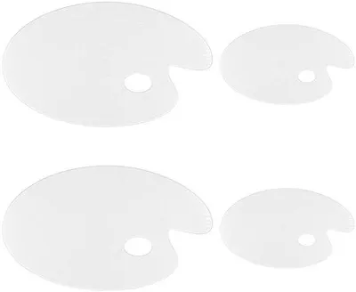 Produktbild von Acryl-Malpalette 4-teilig transparenter Farbtoner ideal für Maler