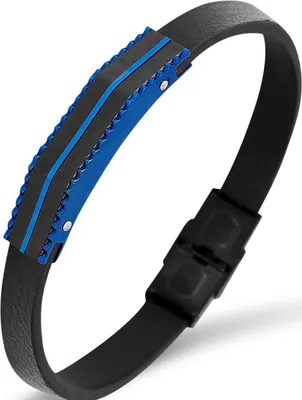 Produktbild von Pierre Ricaud Herrenarmband Schwarz