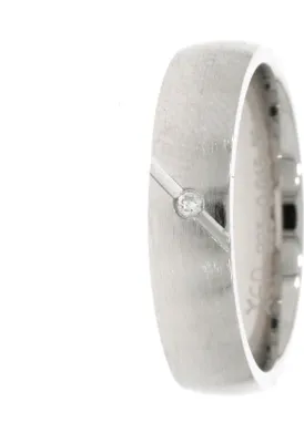 Produktbild von XF0100-52, XF0100-54, XF0100-56, XF0100-58, XF0100-60 Bandring mit Diamant ca. 0,015 ct. XEN