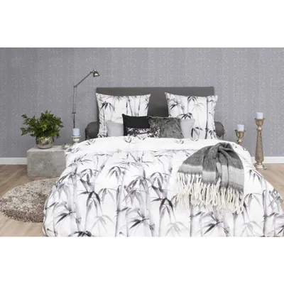 Produktbild von HNL Living Cecil Mako-Satin-Bettwäsche, 135x200 + 1x 80x80, Multi