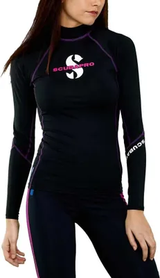 Produktbild von Scubapro Upf 80 T Flex Langarm-rash Guard Schwarz XL Damen Schwarz XL