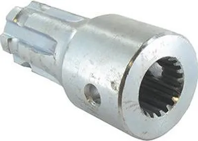 Image de Réducteur/rallonge version courte pour tracteurs Kubota modèles B6000 – Mitsubishi série Mt. 18 dents / 6 dents. Verrouillage