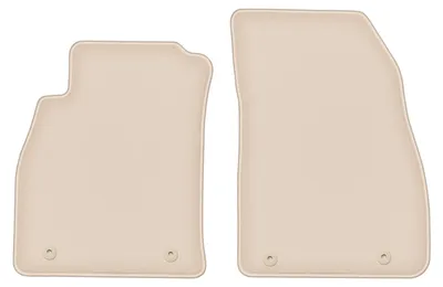 Produktbild von DURBAN Beige Velours-Fußmatten vorne für Saab 9-5 II NG Limousine, Kombi, Liftback, Schrägheck (2010-2012)