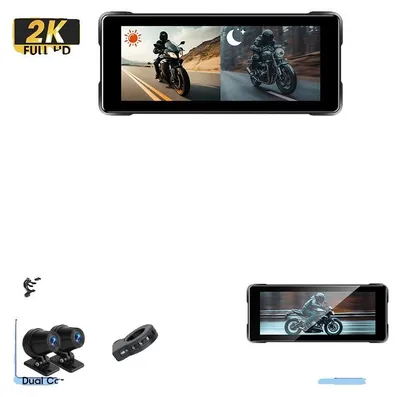 Zdjęcie produktu dla Rejestrator motocyklowy, rozdzielczość 2K, wodoodporny, 2K DVR-b, bez-a