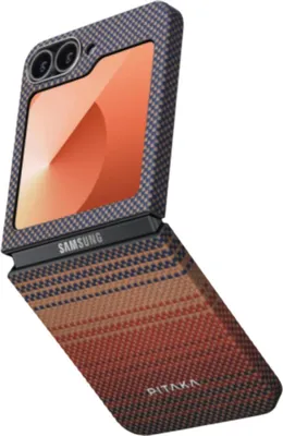 Imagen del producto de Funda Pitaka MagEZ 5 Sunset Ultra Slim para Samsung Galaxy Z Flip 6, Sunset